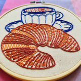 Hook, Line & Tinker - Croissant Complete Embroidery Kit