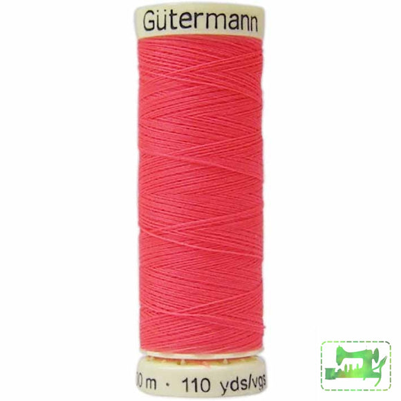 Gutermann Neon Mct Sew-All Thread - 100 Meters Hot Pink Polyester