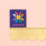 Sarah Hearts - Large Woven Labels - Handmade Quilt Star