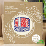 Hook Line & Tinker - Sardines Complete Embroidery Kit Kits
