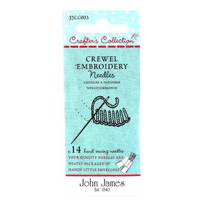 John James Crafters Collection - Crewel Embroidery Assorted 14 Pack Needles