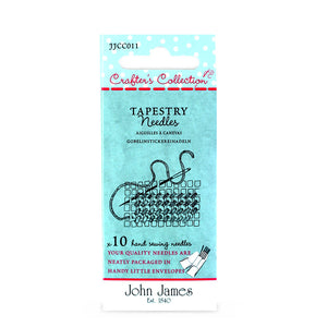 John James Crafters Collection - Tapestry Size 18/22 10 Pack Needles