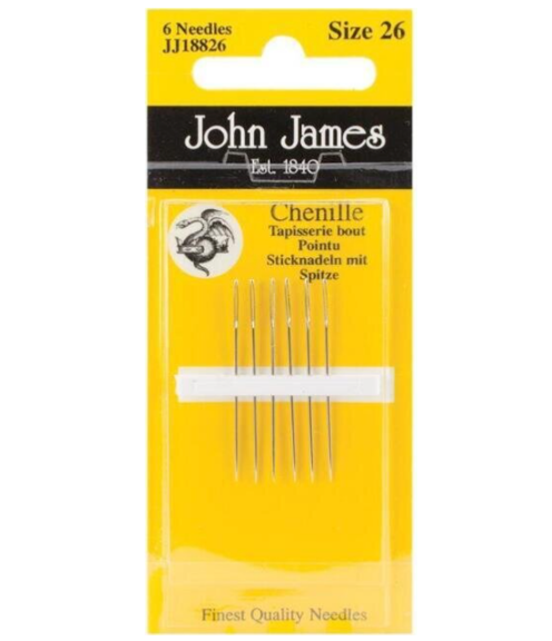 John James Chenille Needle Size 26 - 6 pack