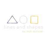 Leah Duncan - Cloud9 Canvas Lines & Shapes - Pen Marks in Ice Flow