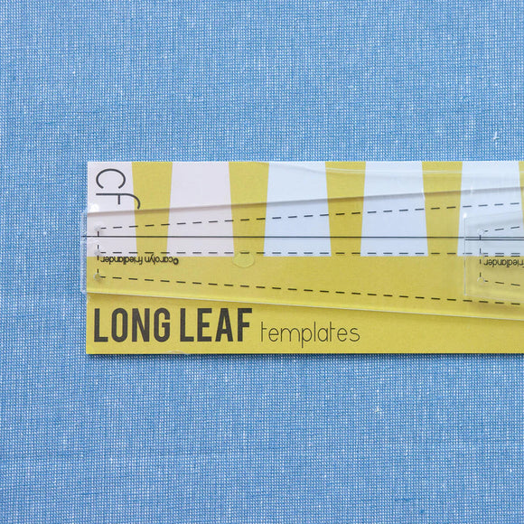 Long Leaf Acrylic Template Set - 3 pieces - Carolyn Friedlander