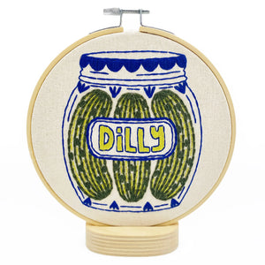 Hook, Line & Tinker - Pickles Complete Embroidery Kit