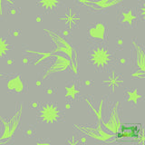 Preorder - Tula Pink True Colors Neon Fairy Flakes In Karma Fabric