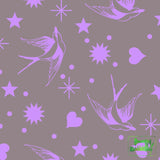 Preorder - Tula Pink True Colors Neon Fairy Flakes In Mystic Fabric