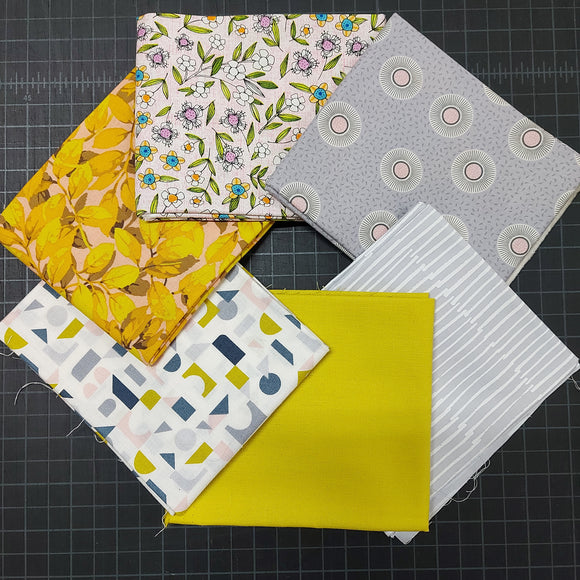 Lot de 6 Fat Quarters sélectionnés - Leafing Out