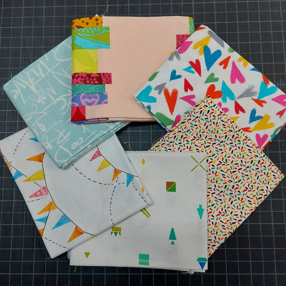 Curated 6 Fat Quarter Bundle - Fiesta Time