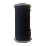 Picot Fold Over Elastic - 12 Mm Black