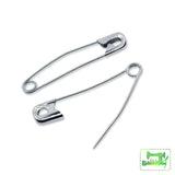 Steel Curved Basting Pins - Size 2 Safety