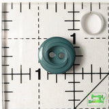 2-Holed Plastic Button - 1/2 Sage Green Buttons