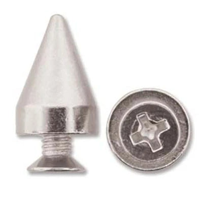 Metal Spike - Silver Plated - 15mm - Craft De Ville - Craft de Ville