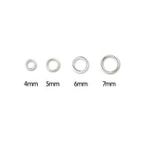 Jump Ring - Silver Plated - 6mm 20 Gauge