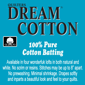 Quilters Dream Cotton Request Natural - Double - 96" x 92" - Quilter's Dream - Craft de Ville