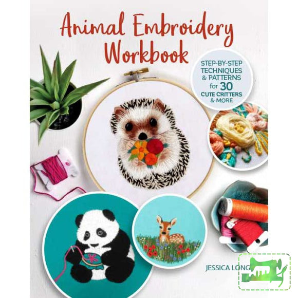 Animal Embroidery Workbook - Jessica Long Book