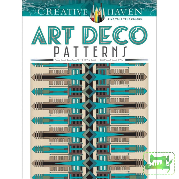 Art Deco Patterns Coloring Book - Dover Publications - Craft de Ville