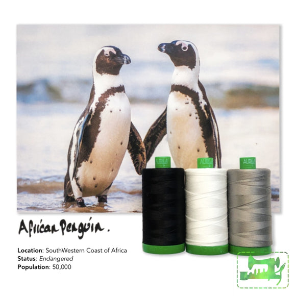 Aurifil 40Wt Color Builders - African Penguin Thread