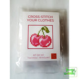 Awkward X Stitch - Cross Your Clothes Cherries Kits