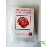 Awkward X Stitch - Cross Your Clothes Donut Kits