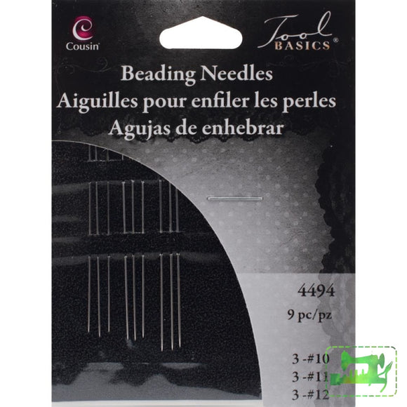 Beading Needles - Assorted Sizes 9 Pack