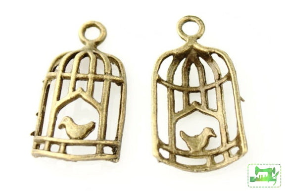 Birdcage Pendant - Antique Bronze - Craft De Ville - Craft de Ville