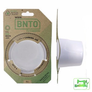 BNTO Canning Jar Lunchbox Adapter - Wide Mouth - Cuppow - Craft de Ville