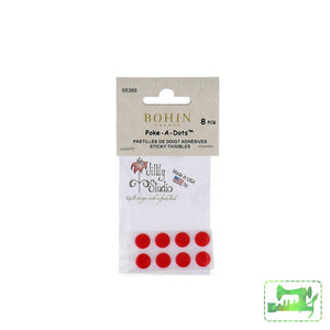 Bohin Poke-A-Dots - 8 Pack Thimbles & Sewing Palms