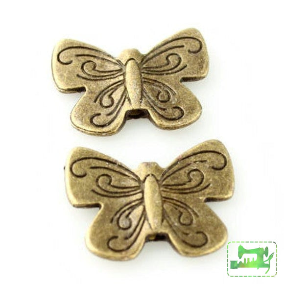 Butterfly Bead - Antique Bronze - Craft De Ville - Craft de Ville