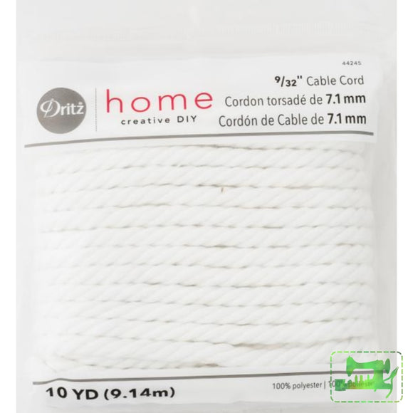 Cable Cord - 9/32 X 10 Yards Polyester