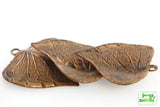 Classic Nouveau Leaf - Artisan Copper - 17x16mm - Vintaj - Craft de Ville
