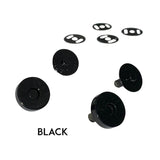 Colourful Magnetic Snap - 2 Pack Black Snaps