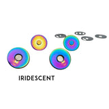 Colourful Magnetic Snap - 2 Pack Iridescent Snaps