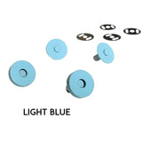 Colourful Magnetic Snap - 2 Pack Light Blue Snaps