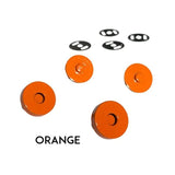 Colourful Magnetic Snap - 2 Pack Orange Snaps