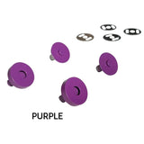 Colourful Magnetic Snap - 2 Pack Purple Snaps