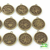 Constellations or Zodiac Pendant - Antique Bronze - Craft De Ville - Craft de Ville