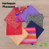 Curated Fat Quarter Bundles - Assorted 8 Harlequin Pheasant Fabric