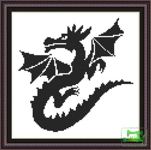Dragon Silhouette - Celtic Rose Patterns - Celtic Rose - Craft de Ville