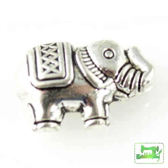 Elephant Bead - Antique Silver - Craft De Ville - Craft de Ville