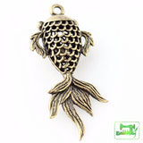 Fish Dangle Pendant - Antique Bronze - Craft De Ville - Craft de Ville