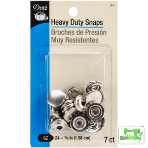 Heavy Duty Snaps - 5/8" - 7 pack - Dritz - Craft de Ville