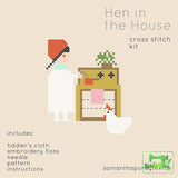 Hen in the House - Cross Stitch Kit - Samantha Purdy Needlecraft - Craft de Ville