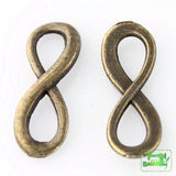 Infinity Shape Link or Charm - Antique Bronze - Craft De Ville - Craft de Ville