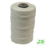 Irish Waxed Linen - 3 Ply Soon! White Thread