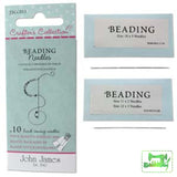 John James Crafters Collection - Beading Needles Size 10/12 10 Pack