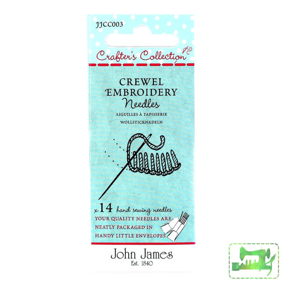 John James Crafters Collection - Crewel Embroidery Assorted 14 Pack Needles