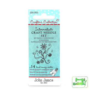 John James Crafters Collection - Intermediate Craft Needle Set Assorted 14 Pack Needles