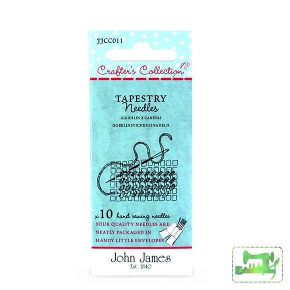 John James Crafters Collection - Tapestry Size 18/22 10 Pack Needles